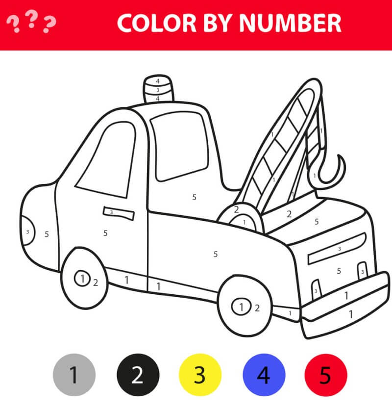 Car  Color By Number