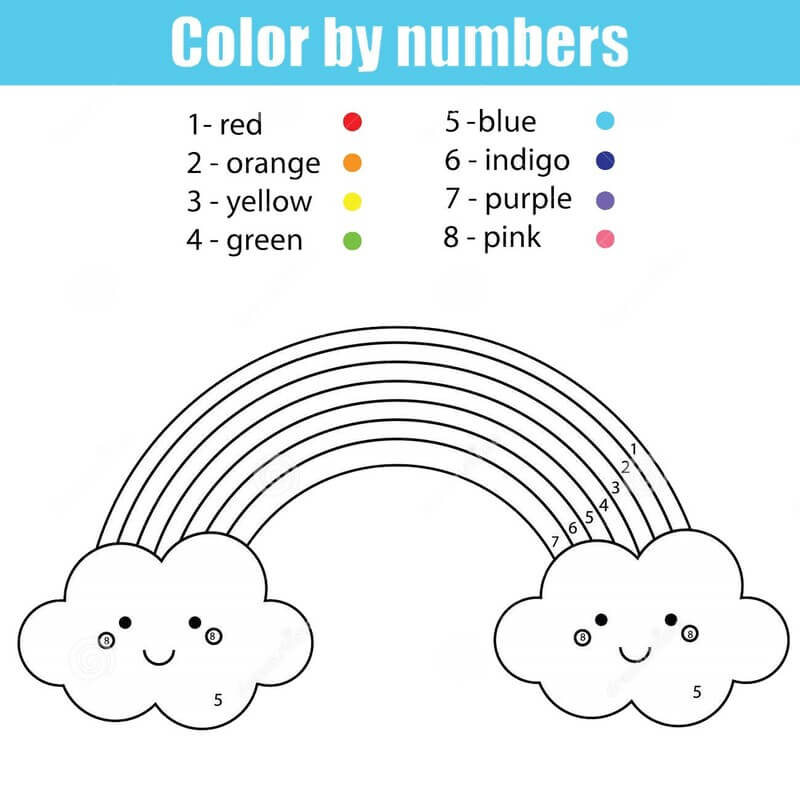 Rainbow  Color By Number