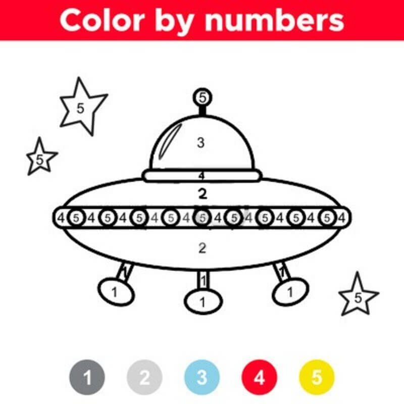 Good UFO color by number