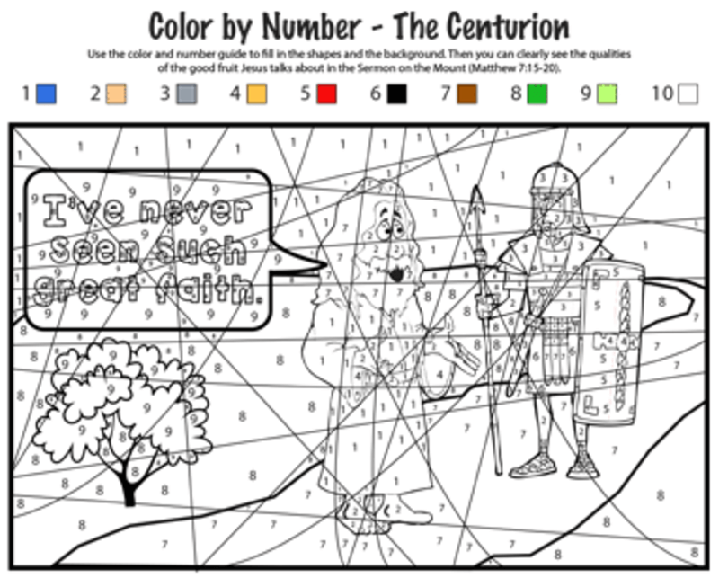 The Centurion color by number