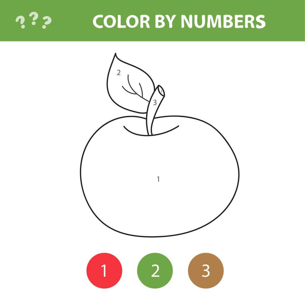 Apple Color By Number