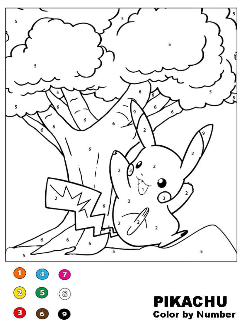 Pikachu and a Big Tree