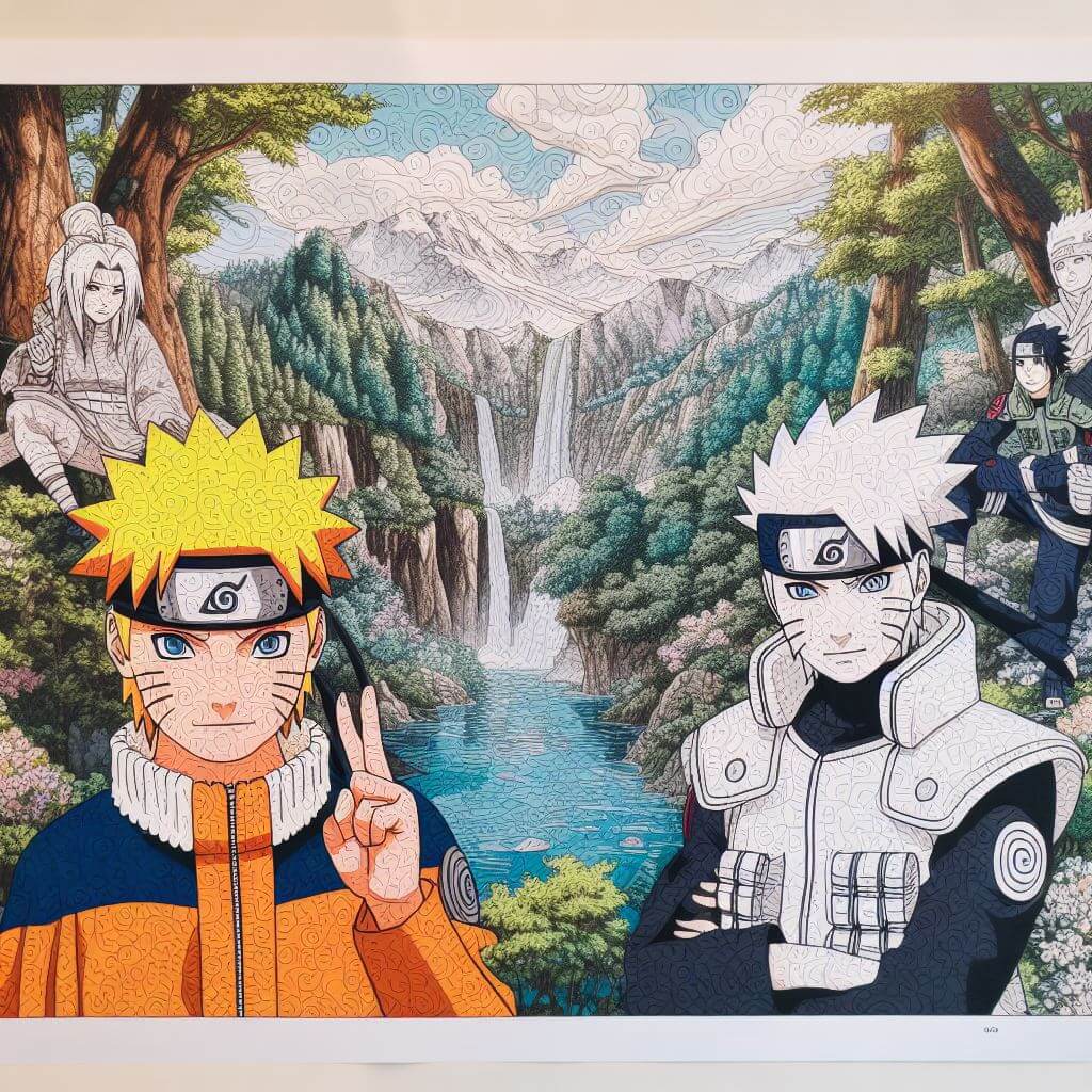 Basic Naruto Color By Number