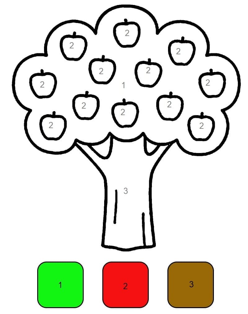 Tree  Color By Number